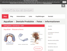 Tablet Screenshot of ddk-shop.de